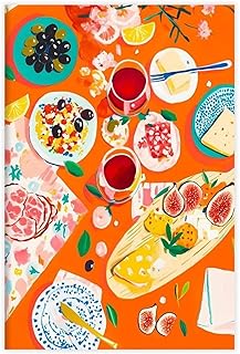 YFET Breakfast Flatlay Food in The Table Tapasable Kitchen for Foodies Colorful Breakfast Tea Spanish Poster for Room Aesthetics Canvas Wall Art Print Unframe 20x30inch