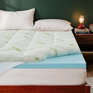 GRUSIGN Queen Dual Layer Mattress Topper