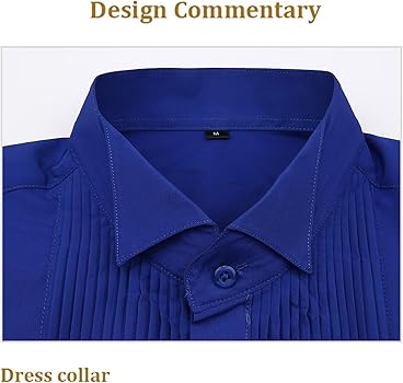 Amazon.com: Oymyakon Men's Regular Fit Tuxedo Shirt Long Sleeve