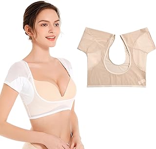 [VAVIICLO] 汗取りインナー レディース 超極細メッシュ 脇汗パッド付 吸汗速乾 通気性に 快適インナー ペールベージュ 1枚入り サイズL