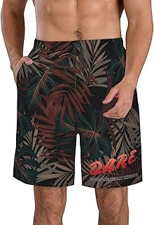 Dare Drugs are Really Expensive Men's Casual Board Shorts Swim Trunks Swimwear Bathing Suits,