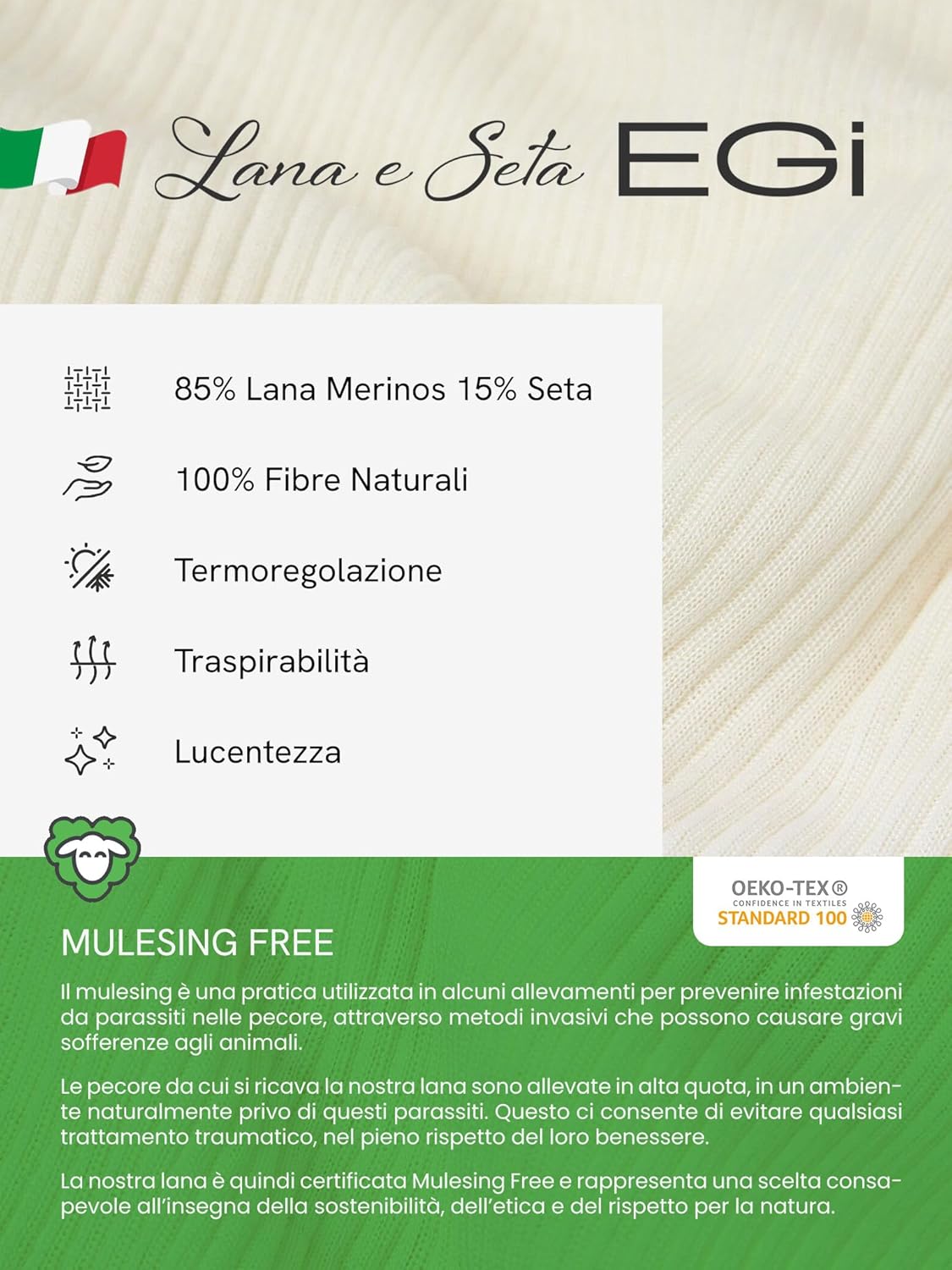 EGI ® Luxury Wool Silk Lace Trim Tank Top. Proudly Made in Italy.(Art.1491) - Image 4