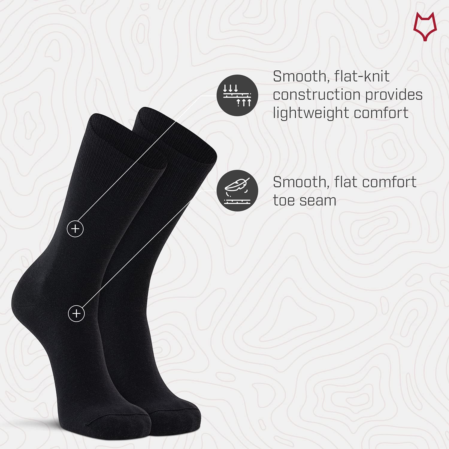 Fox River Therm-A-Wick Ultra-Lightweight Crew Liner Sock, Cold Weather & Winter Socks, Moisture-Wicking, Breathable, Warm
