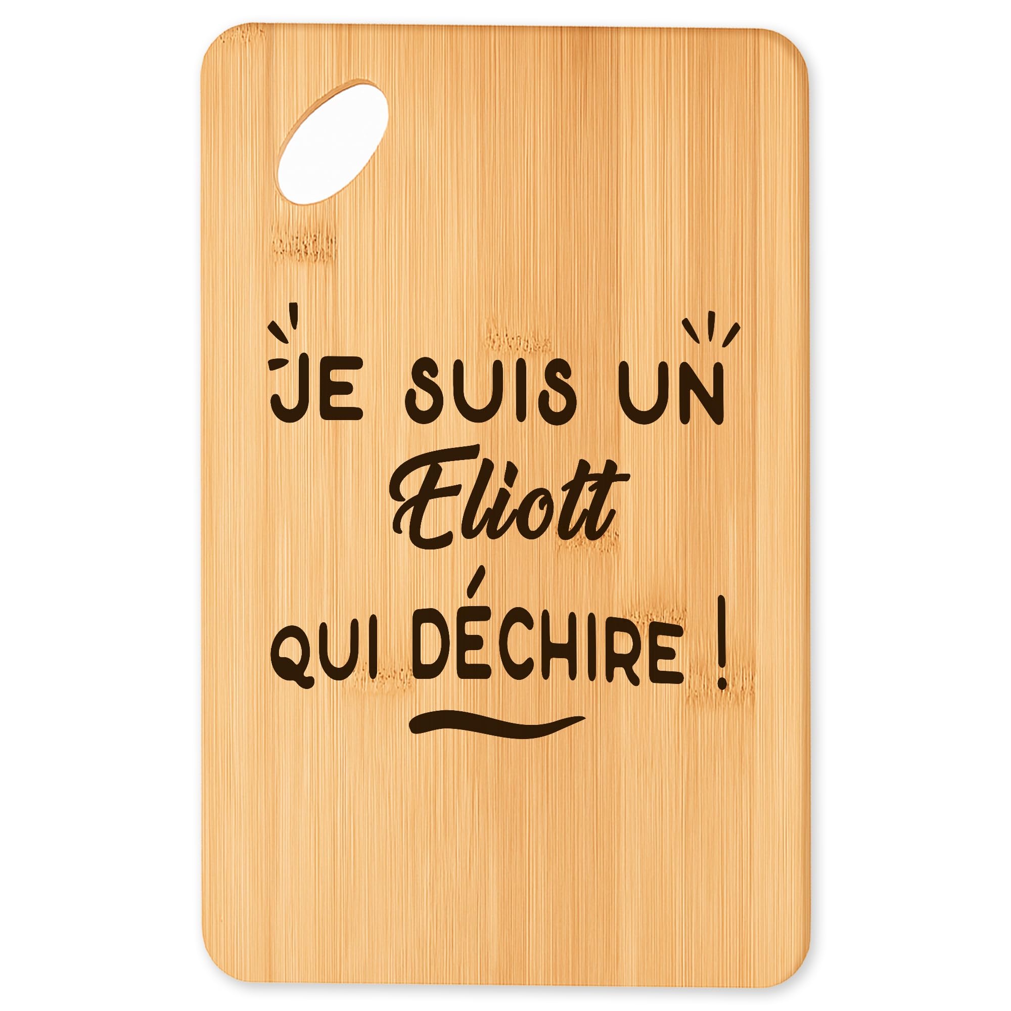 Plateau apéro de cuisine Eliott en bambou pour vos soirées barbecue