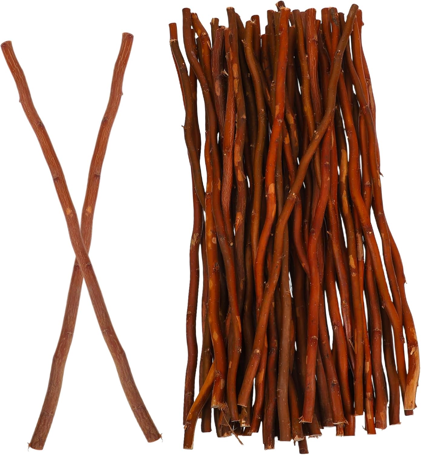 Gadpiparty 50Pcs Natural Dried Tree Branches for DIY Crafts Rustic Twigs for Floral Arrangements Creative Home Decor Photo Props and Festival Decorations Long Mixed