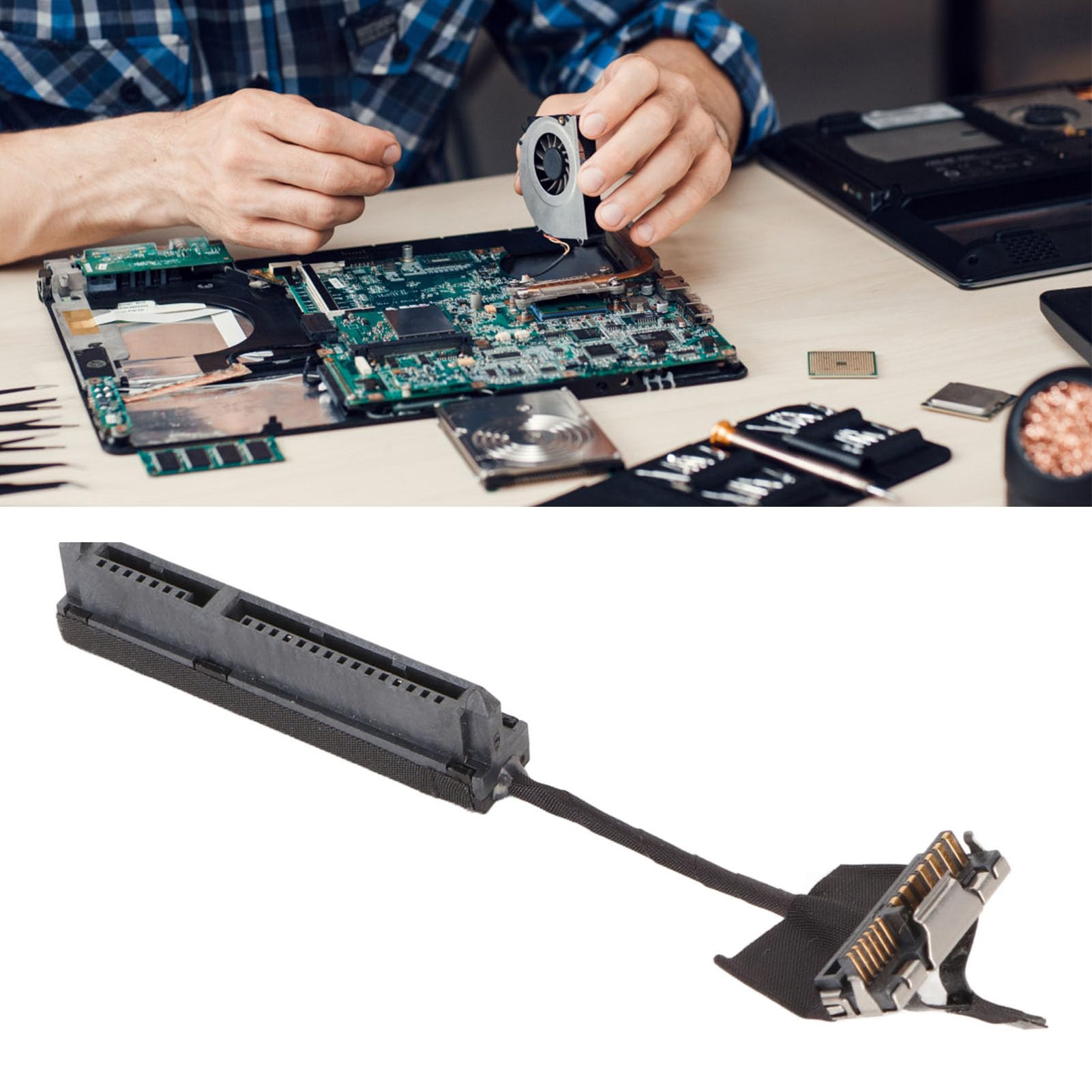 Caddy Disco Rigido 2.5 Pollici Adattatore Caddy Per Disco Rigido SATA Da 2,5" - 2 Pezzi, Per HP ProBook 655 G1, 650, 645, 640 G1 Caddy Alluminio 9.5 Mm - Foto 4