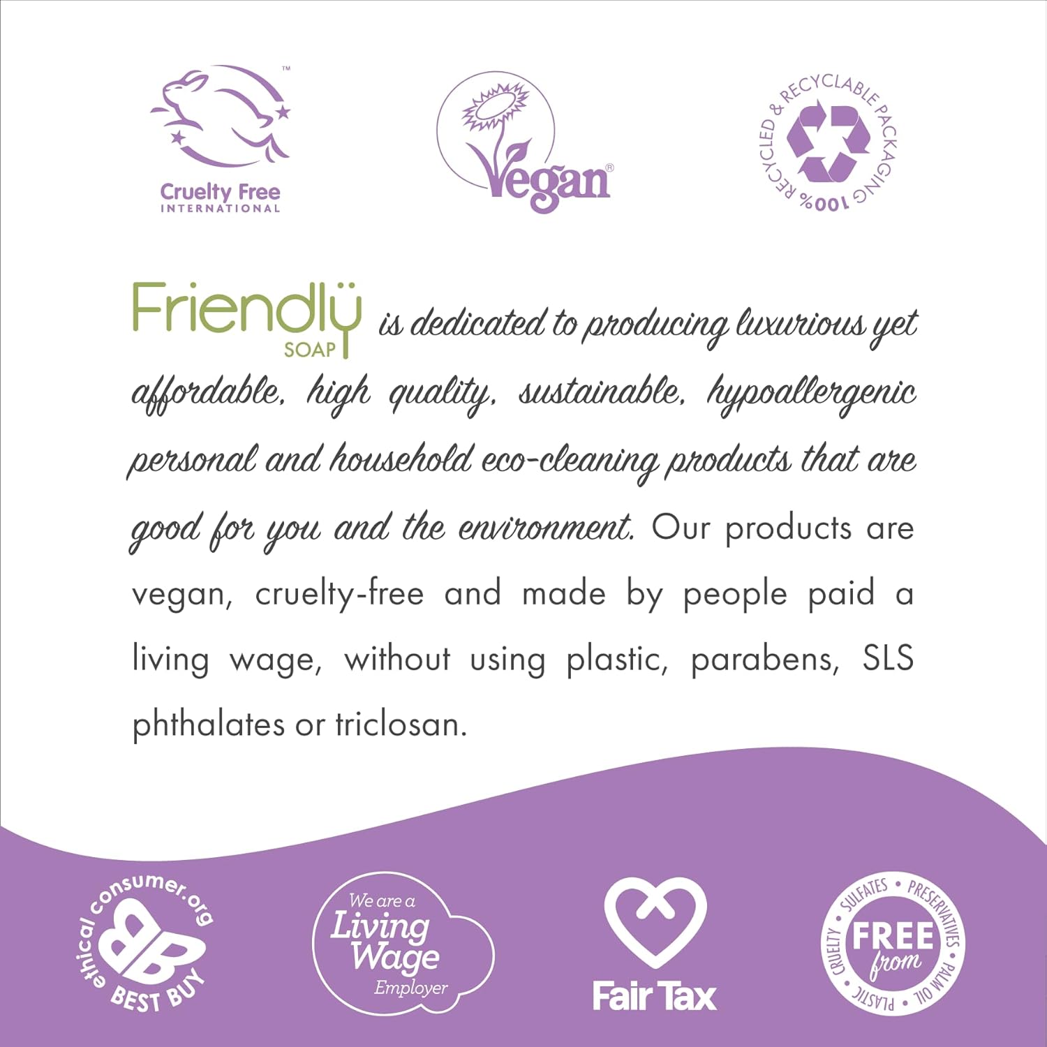 Friendly Soap - Peppermint and Eucalyptus Shampoo Bar - 3.35 oz - Lite Blue