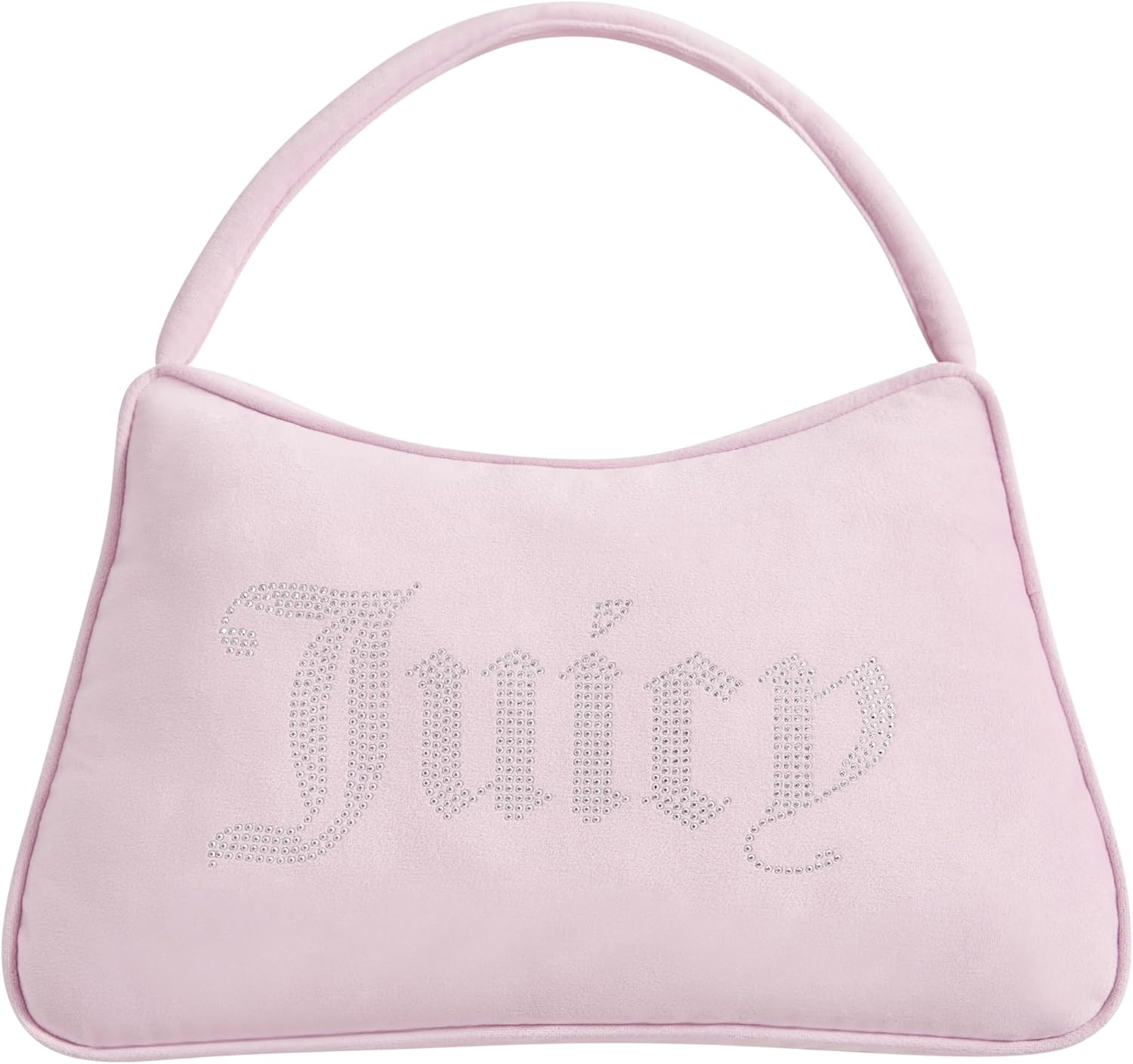 Juicy Couture Purse Shaped 10" x 16" Decorative Pillow, Light Pink