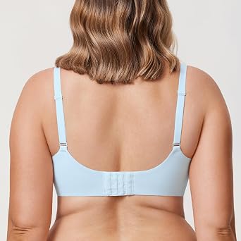 DELIMIRA Women's Lightly Lined Tshirt Bras
