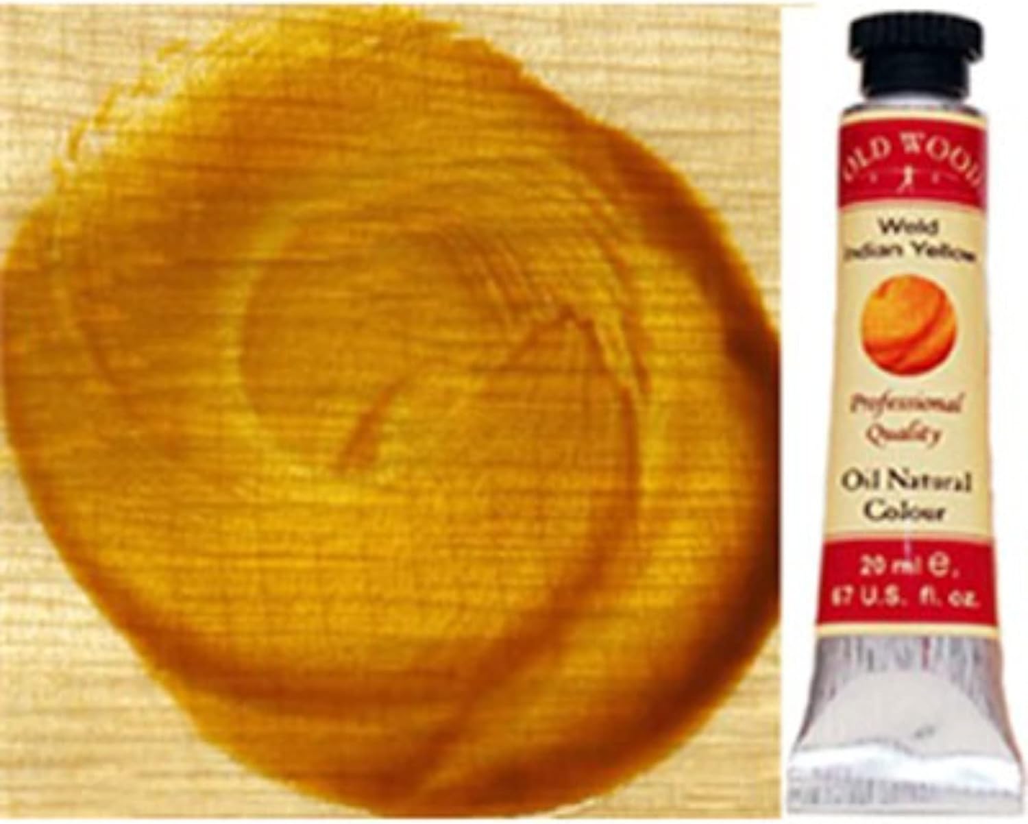 OIL NATURAL COLORS, INDIAN YELLOW, 20cc