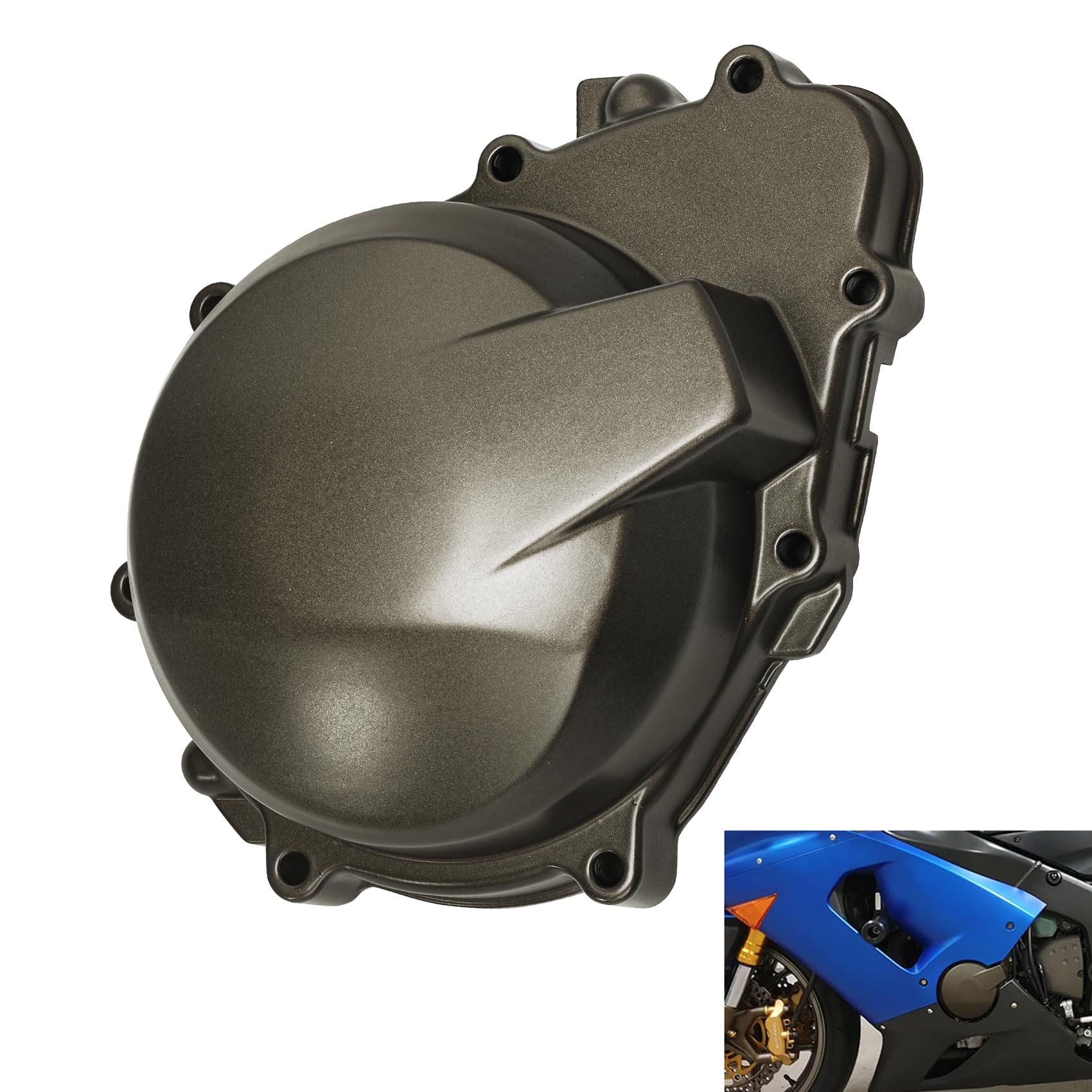 TCMT Coperchio statore motore moto sinistro per Kawasaki Ninja ZX6R 6R ZX636 2005 2006