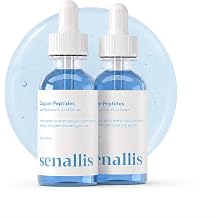 SenAllis Cosmetics Copper Peptides Serum for Face with GHK-Cu Peptide and Hyaluronic Acid - Anti Aging Serum - 4 Fl Oz