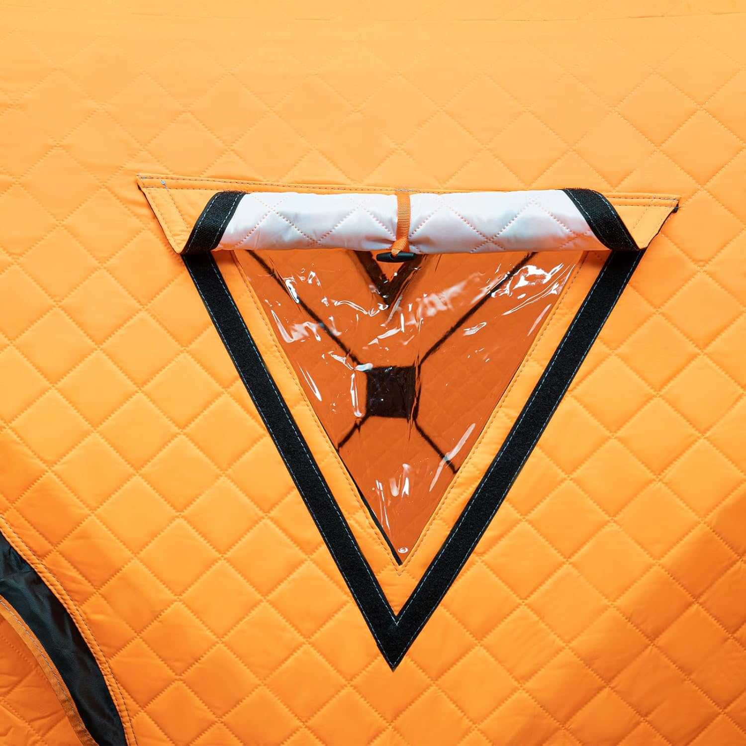 Portable Ice Fishing Tent, Ice Shelter for 2 Person, Insulated Ice Fishing Shelter Thermal Ice Fishing Shanty with Insulated Layer, Backpack and Carry Bag for Ice Fishing Winter Fishing