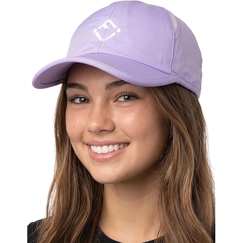 Funky Junque Mesh Tennis Hat, Breathable Snapback Athletic Cap | Breathable polyester tennis hat with ventilated mesh panels for pickleball, running, golf, gym & athletic wear