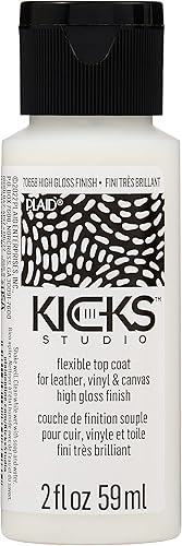 Kicks Studio 70658 Art_and_Craft_Supply - Pintura acrílica para cuero de 2 onzas líquidas para zapatillas y otras superficies de bricolaje, 70658