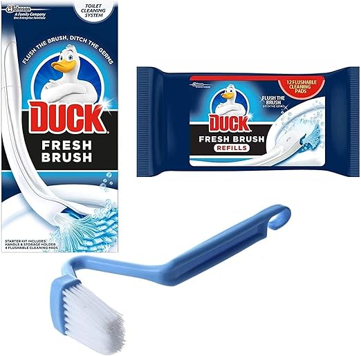 Toilet Duck Fresh Brush With Holder Bundle with Duck Fresh Brush