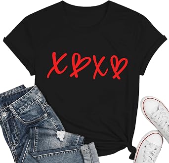 Valentine Teacher Shirt Women-Cute My Class is Full of Sweet Hearts Short Sleeve Valentines Day Teacher Tee Tops