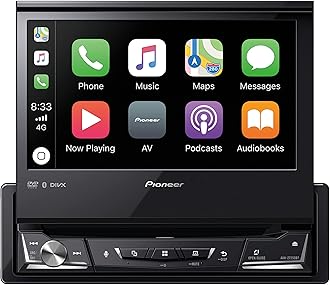 Pioneer AVH-3500NEX 1-Din 7-Inch Flip Out AV Receiver with Carplay and Android Auto (Renewed)