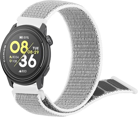 Amzpas Nylon Bands Compatible with COROS PACE 4 / PACE 3 / Pro/APEX 2 Pro/APEX Pro/APEX 46mm Men Women, 22mm Soft Sport Replacement Strap for Coros Pace 4/3 Watch