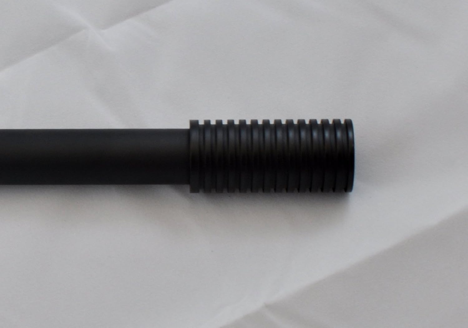 Urbanest Zinc Cast Skyline Window Drapery Curtain Rod Set (Black, 48"-84")