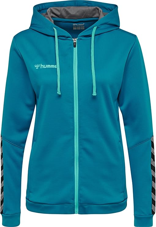 Hummel Hmlmadelyn Felpa Con Cappuccio Donna – Morbida E Calda, 60% Cotone 40% Poliestere, Con Tasca Frontale E Cappuccio Regolabile