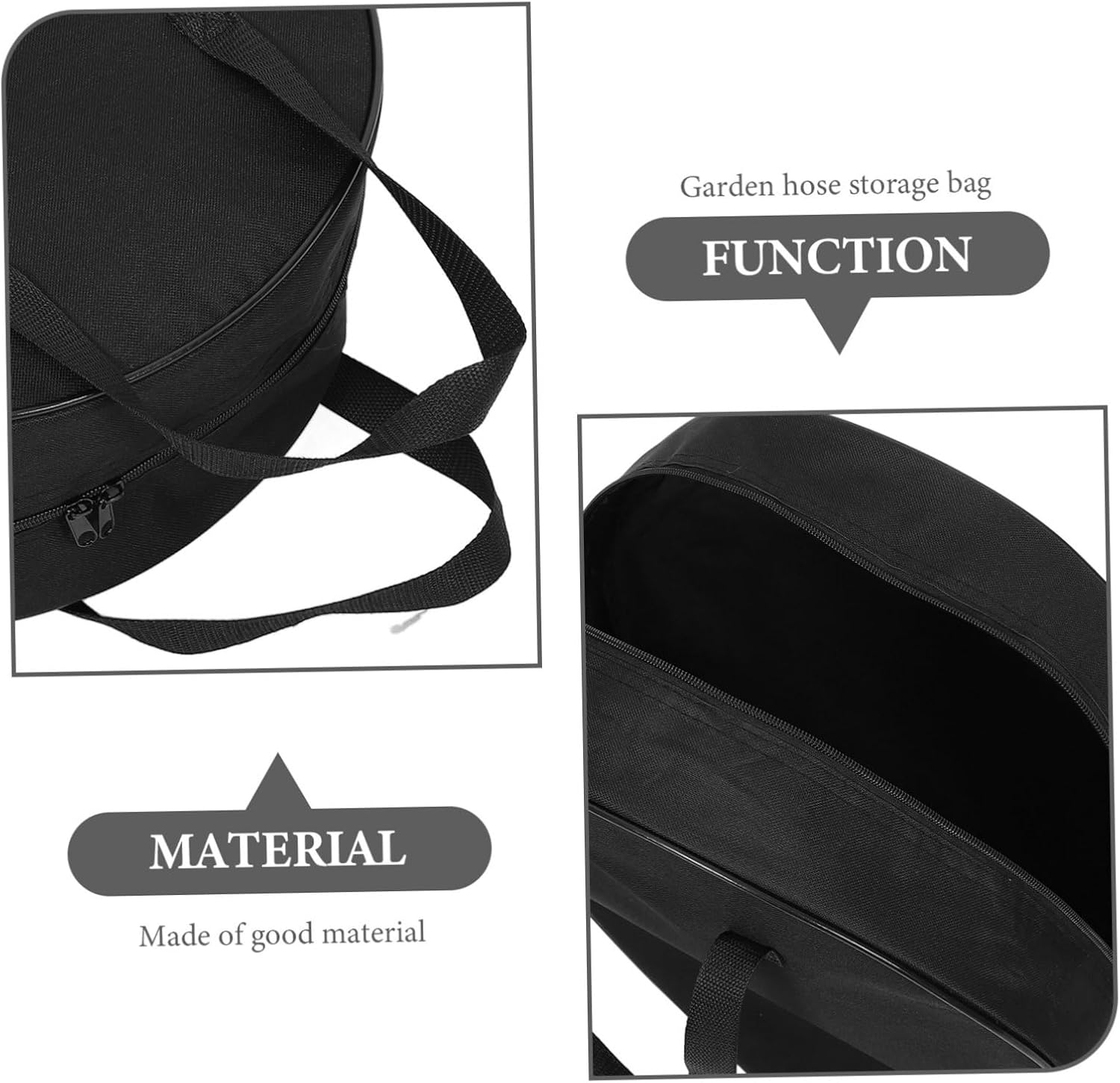 MERRYHAPY Cable Organizer Bag Rv Storage Bag Zipper Hose Storage Garden Hose Bag Sundries Bag