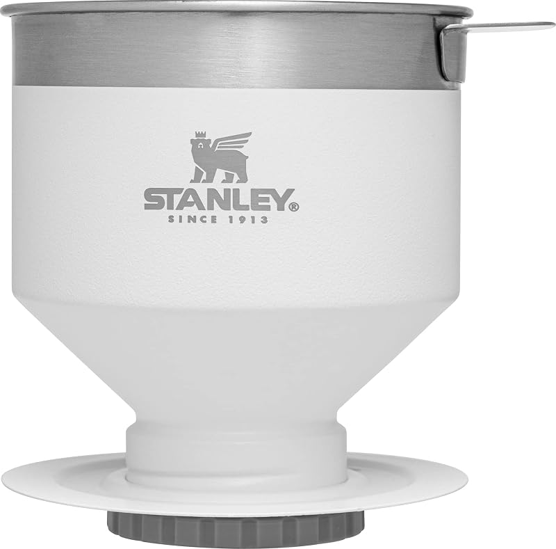 Perfect Brew Pour Over | Manual Single Cup Coffee Maker | Drip Coffee Maker with Reusable Filter | Easy Clean Stainless Steel | BPA-Free | Polar