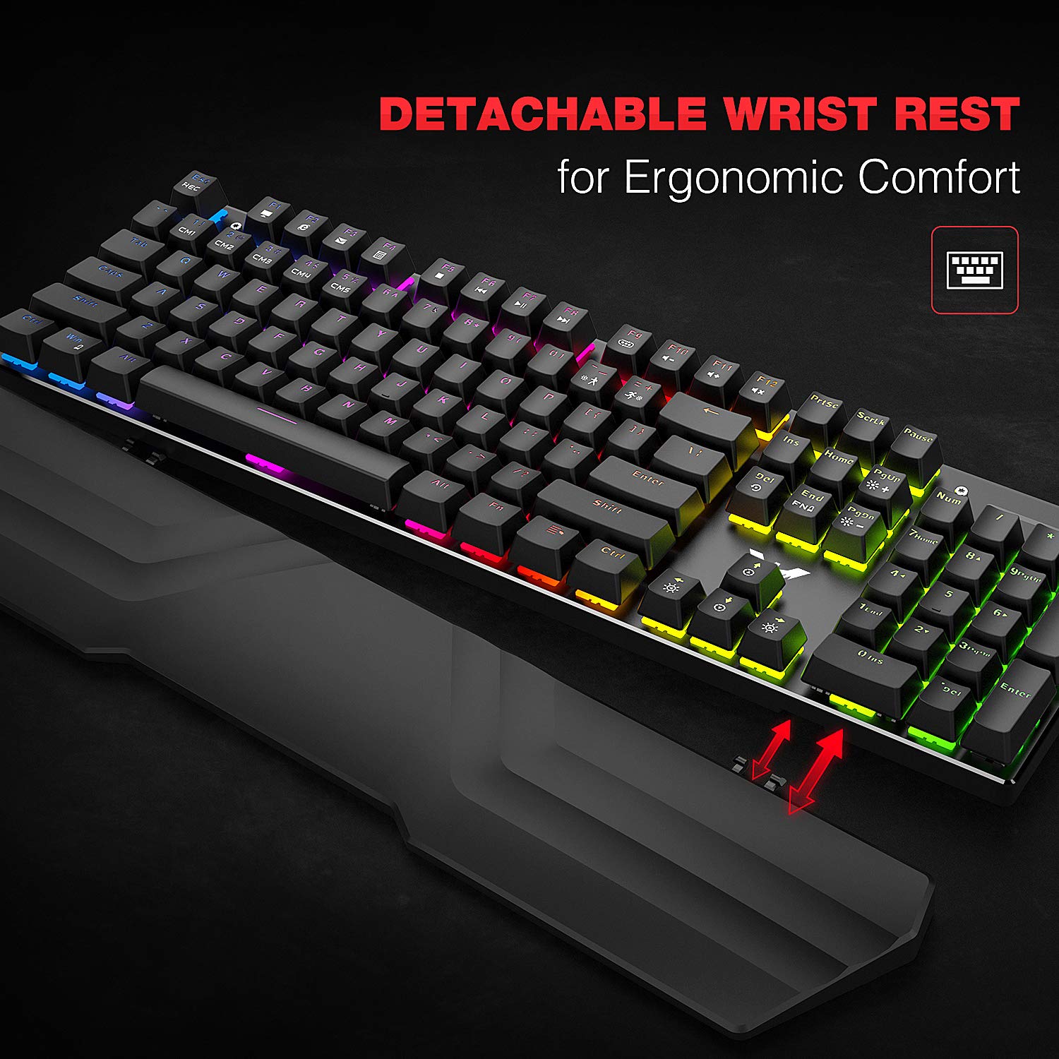 Buy Havit Mechanical Keyboard and Mouse Combo RGB Gaming 104 Keys Blue