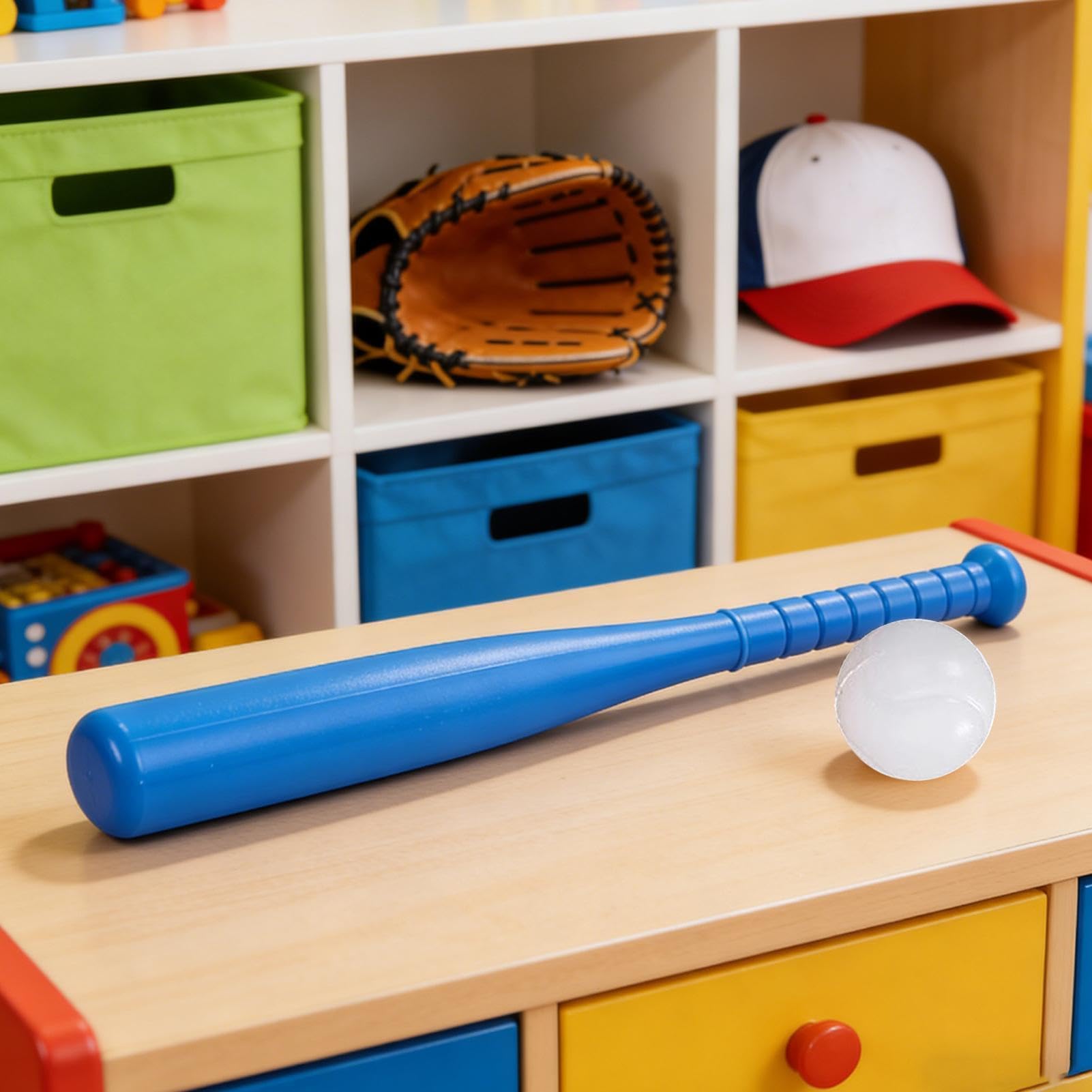 Giocattolo da Baseball - Mazza Realistica Leggera per l'Allenamento - Giochi Sportivi per Bambini - per Ragazzi e Ragazze, Attività da Interno ed Esterno