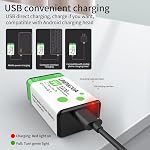 9V Rechargeable Batteries, 1100mAh Lithium Battery with Type-C USB, 2-Pack
