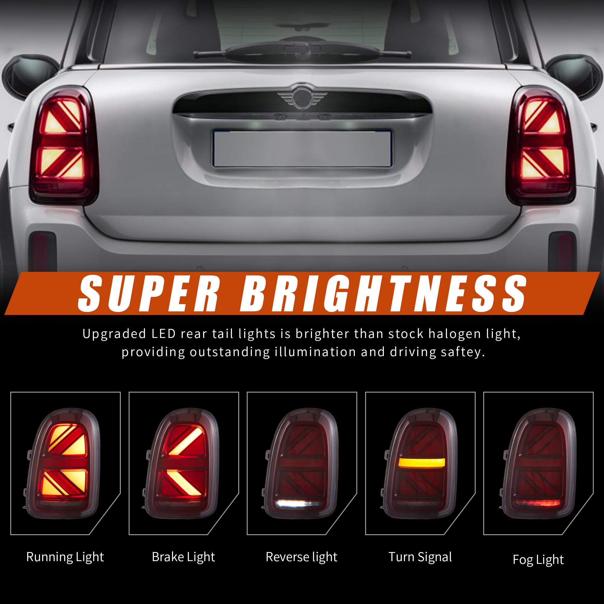 Achterlichten Union Jack MINI Countryman F60