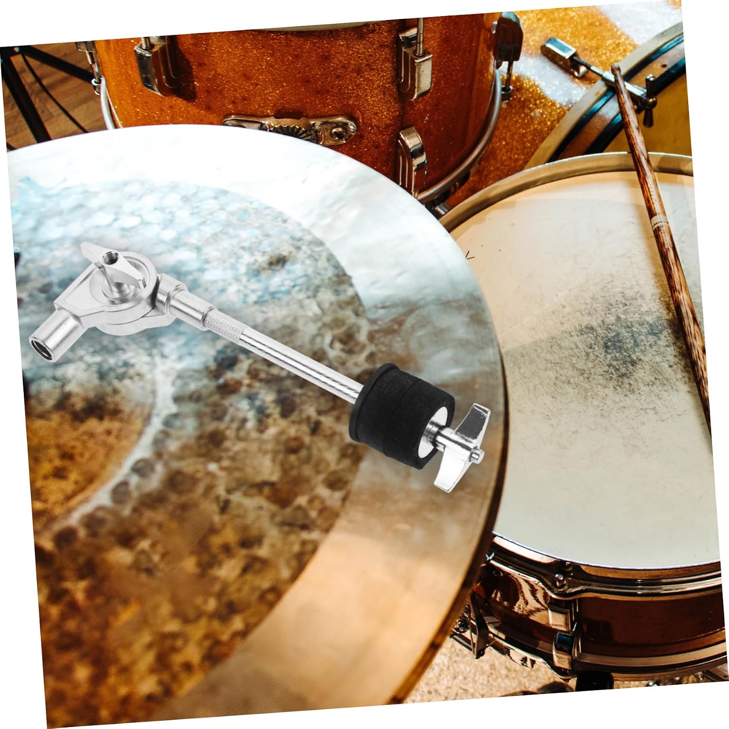 SHOWERORO Cymbal Stacker Support Drum Cymbals Accessories Straight Stacker Mount
