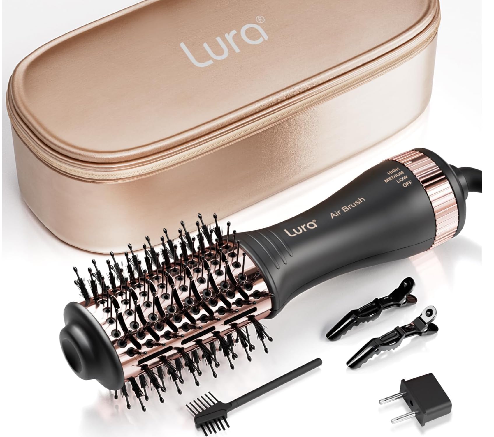 Amazon.com : Automatic Dual Voltage Hair Dryer Brush with European