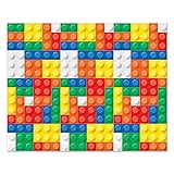 Beistle 54771 Building Blocks Backdrop, 4' x 30', Multicolor