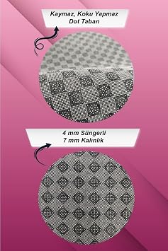 Viva Home Non-Slip Base Machine Washable Kitchen Rug Ar818, Black, 120 X 180