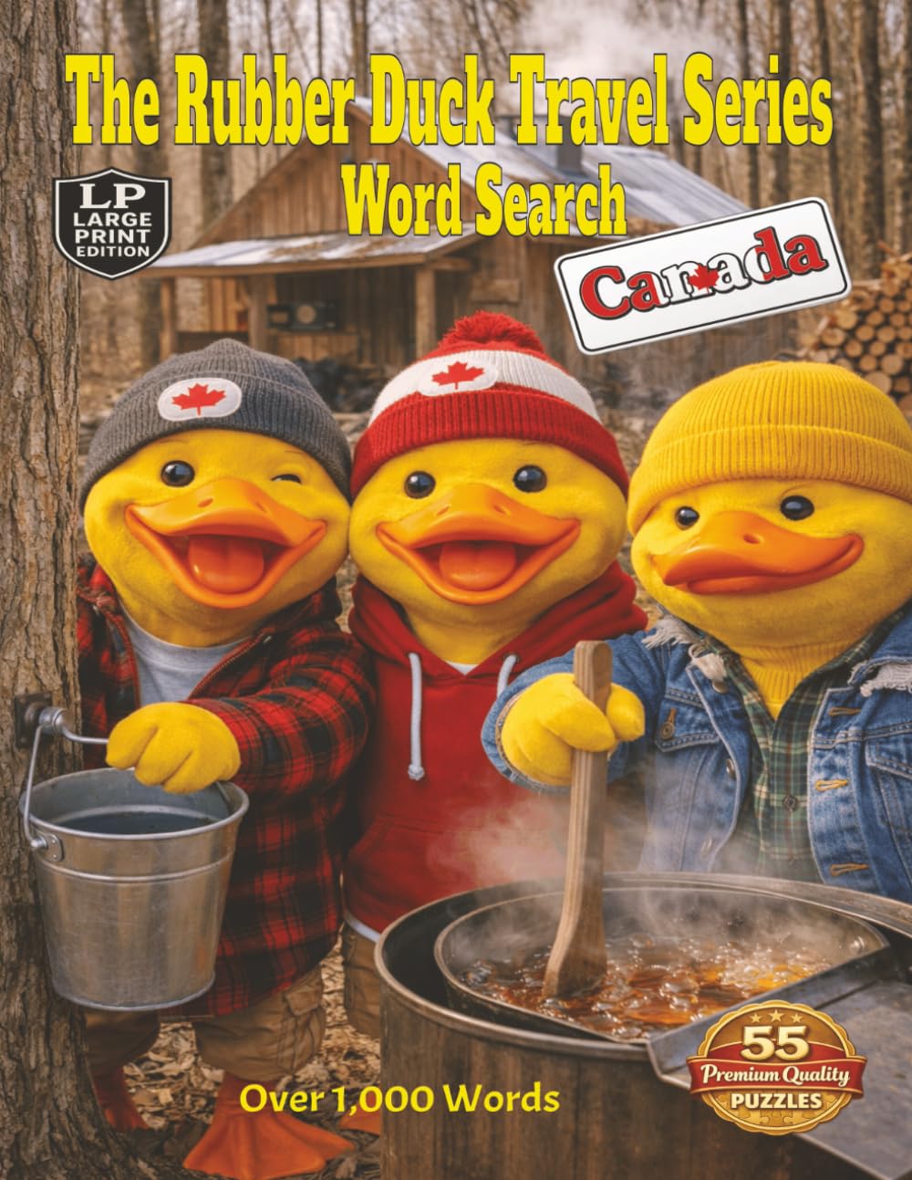 The Rubber Duck Travel Series Word Search: Canada: From Hockey Nights to Cottage Evenings to Poutine, Salmon, and Maple Syrup in an Easy Word Search Journey Through Canadian Life with Over 1,000 Words