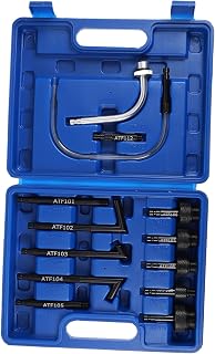 VICASKY 1 Set Injector Connector Oil Fill Adapter Oil Refill Tool Kit Metal Oil Refilling Adapter Auto