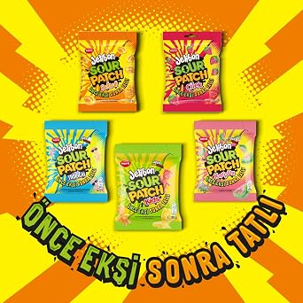Jelibon Sour Patch Kids Şeftali Aromalı Şekerleme 80g