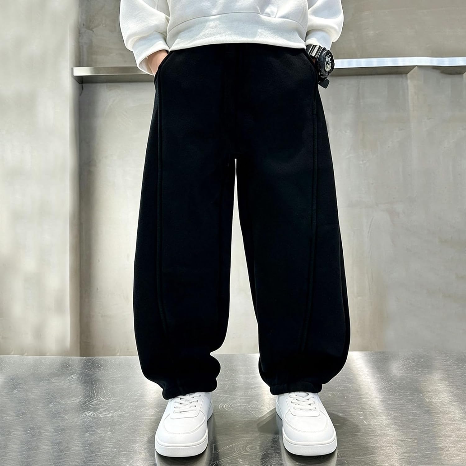 Fall Pants for Kids 2026 Boy Casual Sweatpants with Pockets