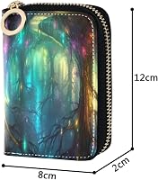 Amazon.com: FLildon Fairy Forest Road Credit Card Holder, Small