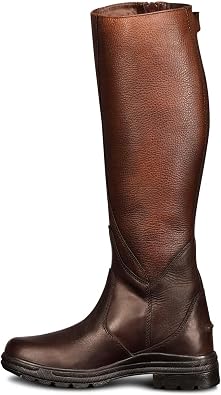 Ovation Womens Moorland II Highrider Tall Riding Boot - Full-Grain Leather Waterproof Breathable Side-Zip Equestrian Boots