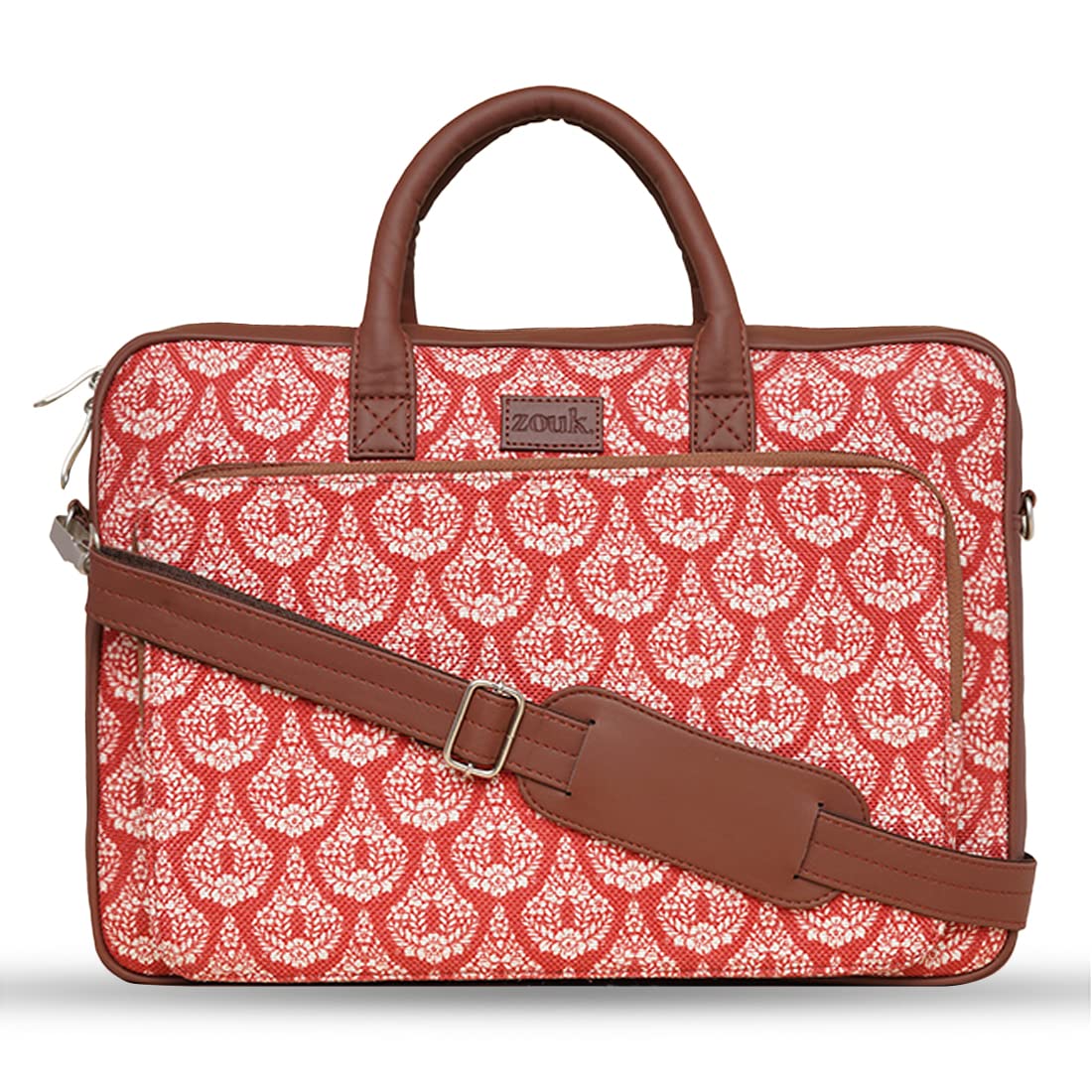 ZOUK Unisex Vegan Handcrafted Chanderi Phool Laptop Bag (B0BNBQSRXW) Amazon Price History, Amazon Price Tracker