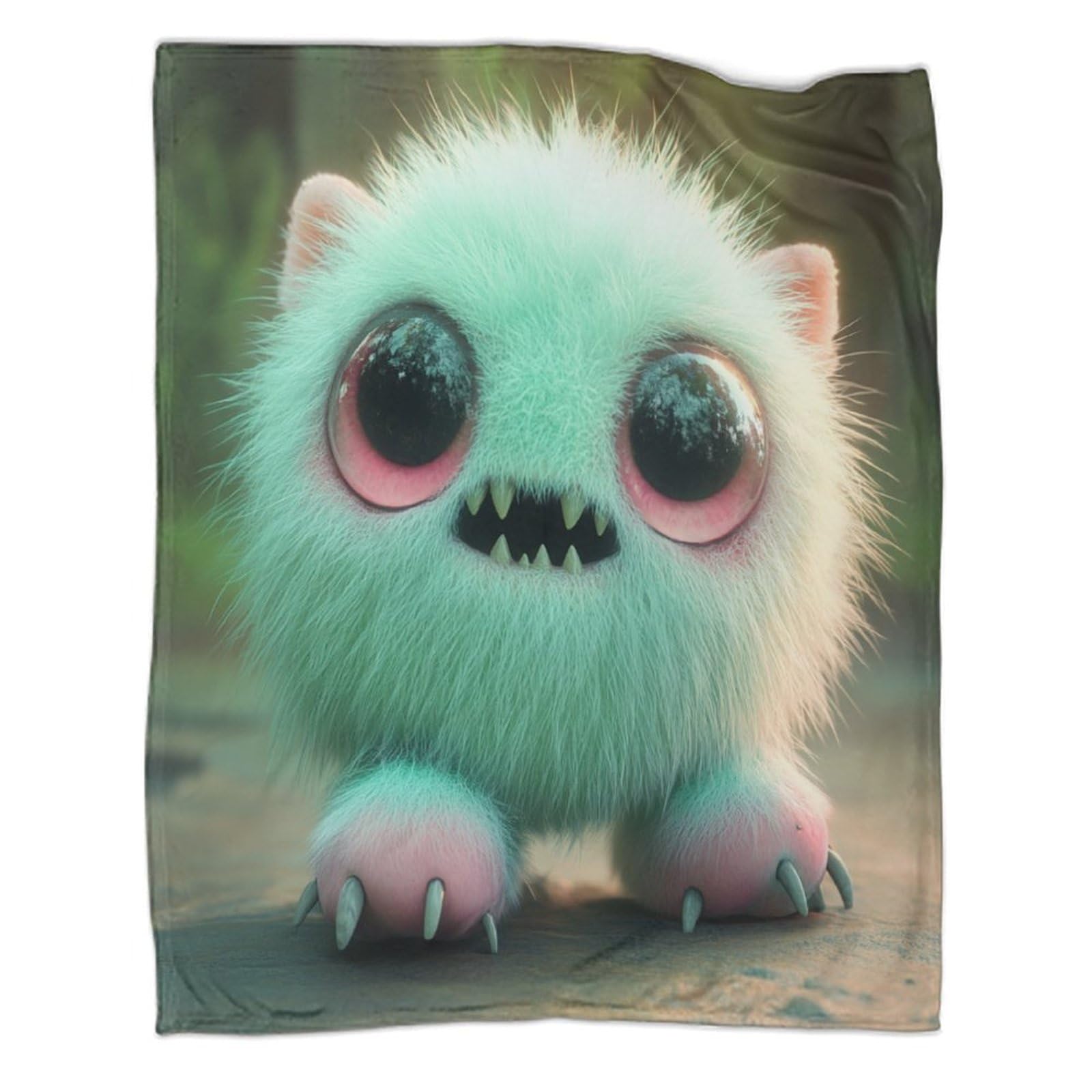 Couverture imprimé animal mythique 3D plaid chaud flanelle grand format pour adolescent