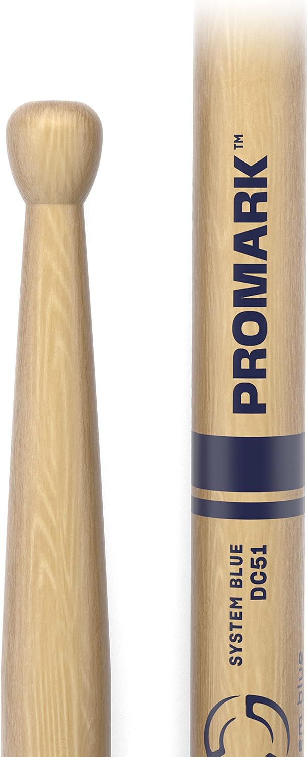 Promark Hickory DC51 Wood Tip drumstick image 2