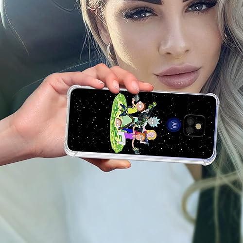Miniatura 7 de Oqplog Rk Family - Funda de TPU para Motorola Moto G Play 2021, diseño de dibujos animados con personajes femeninos divertidos para niñas y niños,