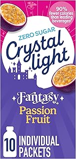 Drink Mix, 10 Individual Packets, Hydration for Book Lovers and Fantasy Readers, Passion Fruit Artificial Flavor, Zero Sugar, No Artificial Dyes, 0.12 oz