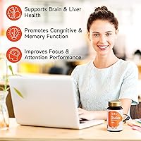 Vista 3 de Bitartrato de colina de 550 mg, apoya la salud del hígado y el cerebro, suplementos de colina de alta absorción, sin OMG, sin gluten, fabricado