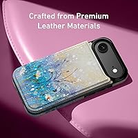 Vista 546 de LETO para iPhone 15 Pro Funda tipo cartera - Tapa tipo folio con patada - Diseños de moda - Tarjetero - Funda protectora para mujeres y niñas - 6.1