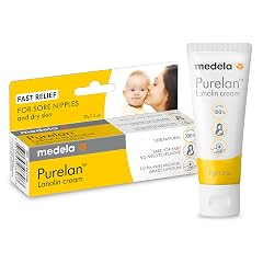 Medela Purelan Lanolin Nipple Cream Fast Relief for Sore Nipples Dry Skin During Breastfeeding Safe for Breastfeeding Baby