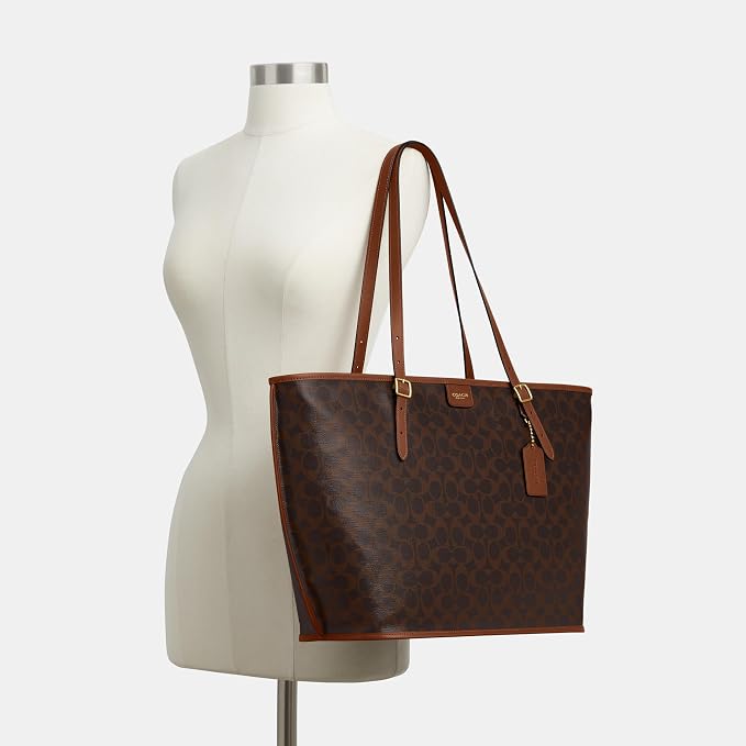 Bolso Tote en lona Signature miniatura 6